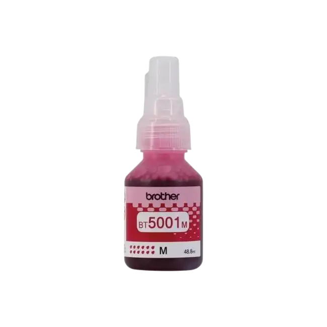 Botella de Tinta Brother BT5001M Ultra Alto Rendimiento Color Magenta
