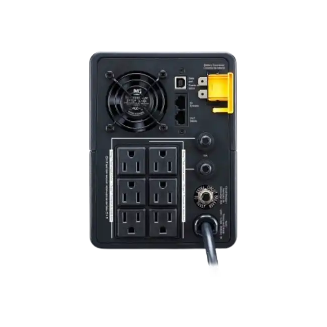 UPS APC 1600VA/960W | 6 tomas | AVR | NEMA 5-20P-2