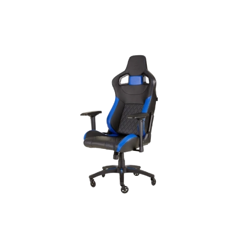 SILLA GAMING CORSAIR T1 RACE 2018 COLOR NEGRO CON AZUL-2