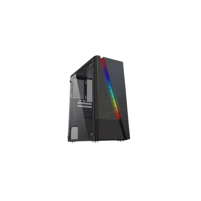 Case Gaming Eagle Warrior CG17AARA001C H430 Cristal Templado con RGB Color Negro-3