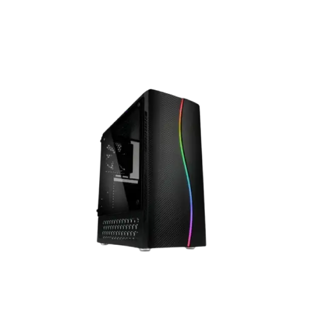 Case Gaming Eagle Warrior CG17Z3RA001C Vidrio Templado con RGB Color Negro-2