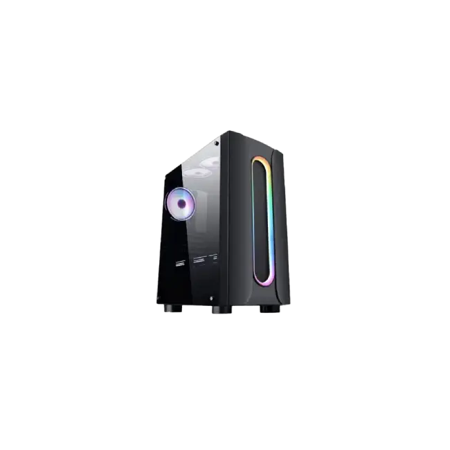 Case Gamer Eagle Warrior Loop de Vidrio Black U2*2+U3+HD-3