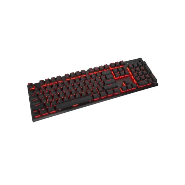 TECLADO GAMING CORSAIR K60 PRO MECANICO RED CHERRY LED-3