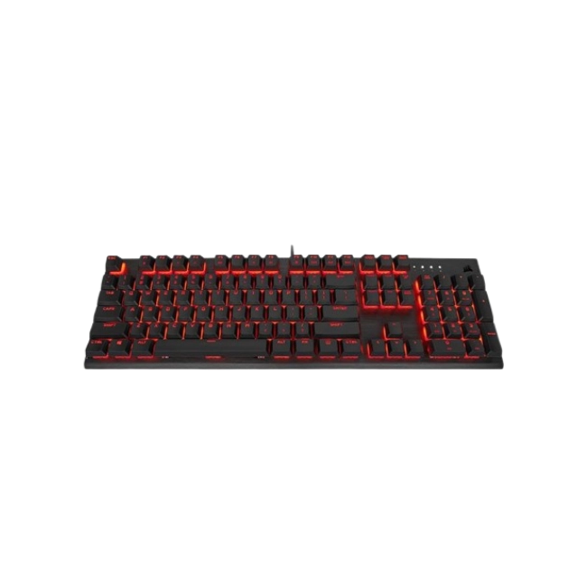 TECLADO GAMING CORSAIR K60 PRO MECANICO RED CHERRY LED-4