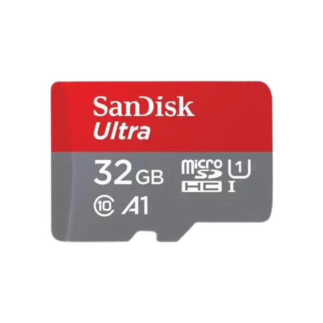 SanDisk Ultra - Tarjeta de memoria flash (adaptador microSDHC a SD Incluido) - 32 GB - Class 10 - microSDHC UHS-I-1