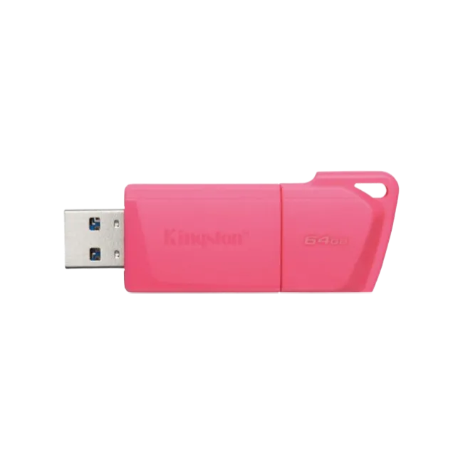 Kingston - USB flash drive - 64 GB - USB 3.2 Gen 1 - NEON (PINK)