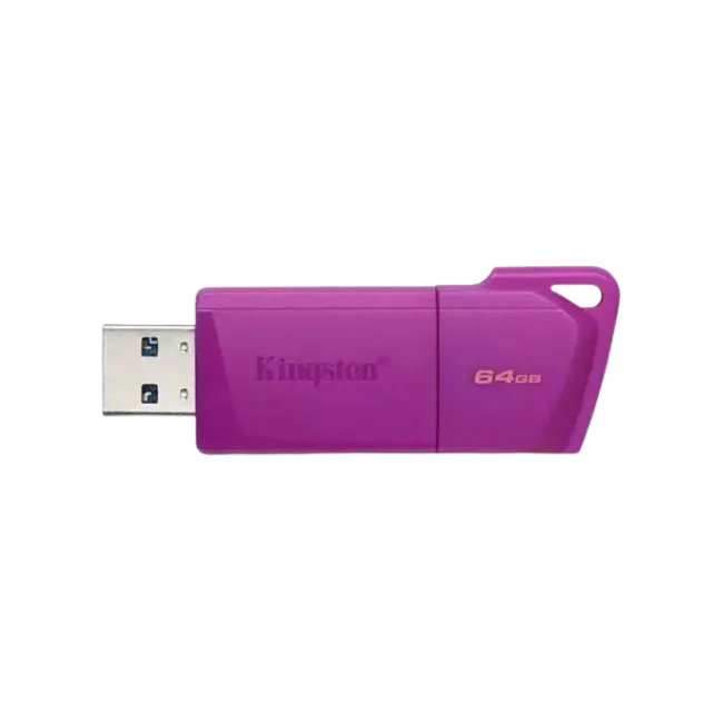 Kingston - USB flash drive - 64 GB - USB 3.2 Gen 1 - NEON Purple