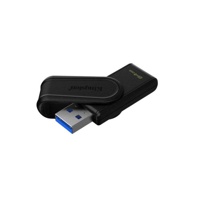 Kingston - USB flash drive - USB 3.2 Gen 1 - DataTraveler Exodia S Black-1