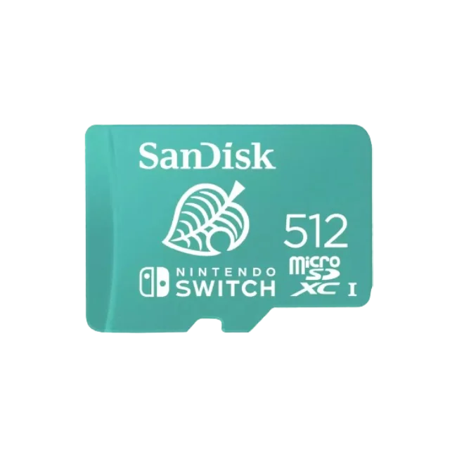 SanDisk Nintendo Switch - Tarjeta de memoria flash - 512 GB - UHS-I U3 / Class10 - microSDXC UHS-I-3