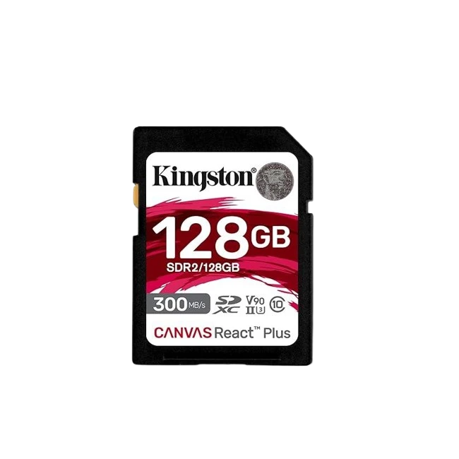 Kingston - Flash memory card - SD Memory Card - 128GB Canvas React Plus-3