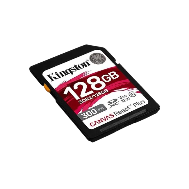Kingston - Flash memory card - SD Memory Card - 128GB Canvas React Plus