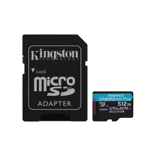Kingston - Flash memory card - microSDHC - 512GB microSDXC Canvas Go Plus-1