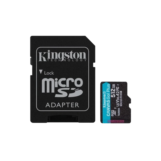 Kingston - Flash memory card - SDXC Canvas - 512GB SDXC Canvas Go Plus Gen4-2
