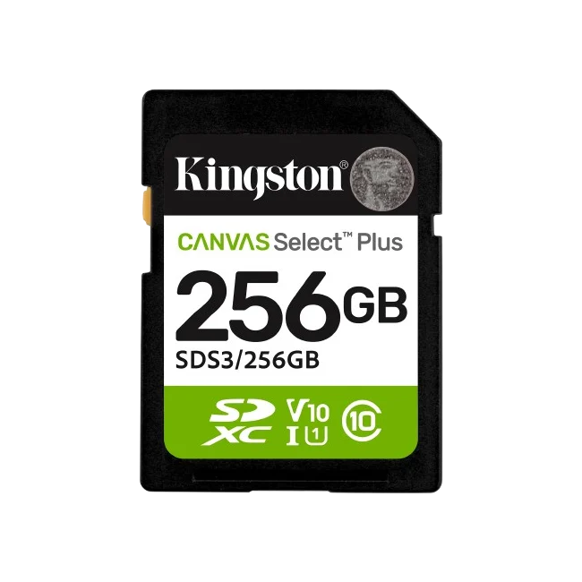 Kingston - Flash memory card - SD Memory Card - 256GB SDXC Canvas Select Plus-1