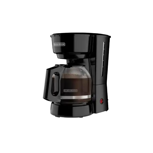 Cafetera Black+Decker CM0916B 12 tazas Jarra de Vidrio Filtro Permanente/Apagado Color Negro-1