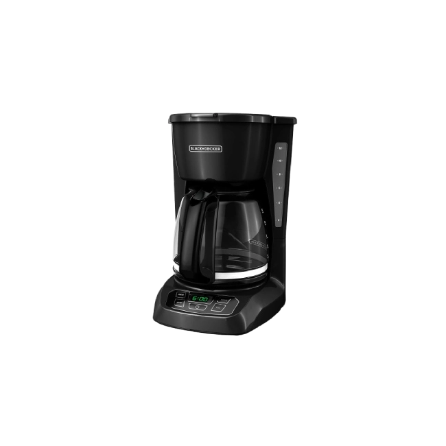 Cafetera Black+Decker CM1105B 12 Tazas Color Negro