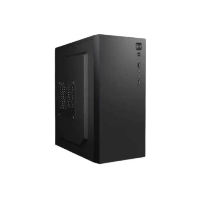 Case CM2-320 E010-152 Color Negro Usb 2.0*2 + Hd Audio + Fuente De Poder 600W