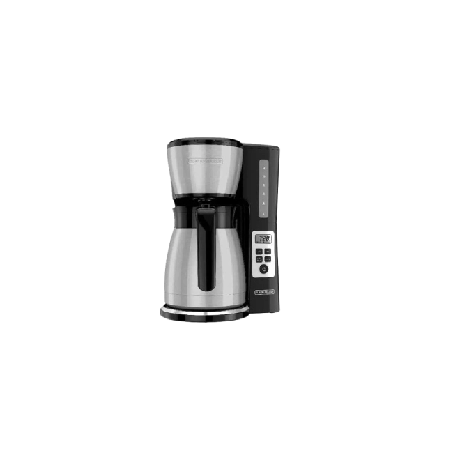 Cafetera Black+Decker CM2046S-LA de 12 Tazas con Jarra Termica-1