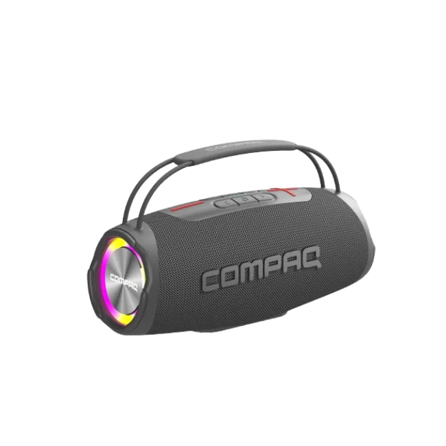 Bocina Portatil Compaq CMQ35 de 35W con Bluetooth y USB-C Color Gris-3