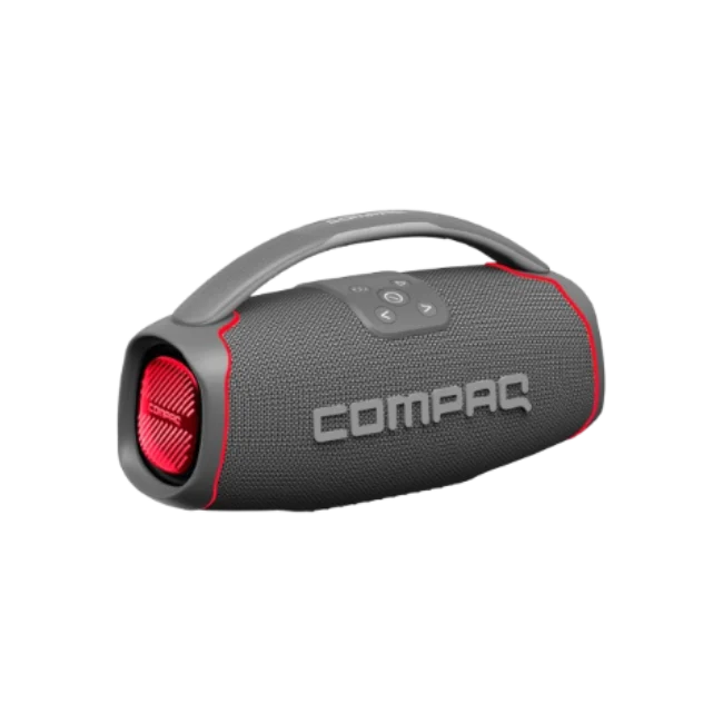 Bocina Portatil Compaq CMQ50 de 50W con Bluetooth y USB-C Color Gris-1