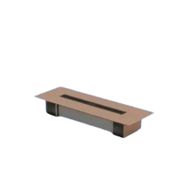 Mesa de Reuniones Control MDF Con Chapa de Nogal Color Madera