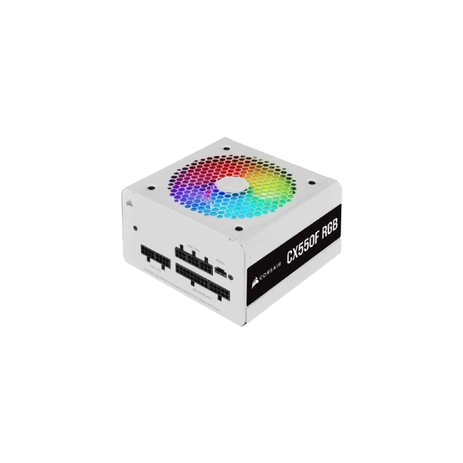 Fuente de Poder Corsair CX550F - 550 Watt 80PLUS Bronze Fully Modular RGB Color Blanco-5