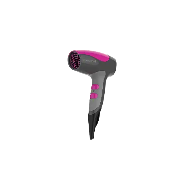 Secador Compacto Remington D5000 Color Gris Con Rosa-1