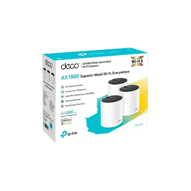 DECO TP-LINK AX1800 MESH WI FI 6 3PACK