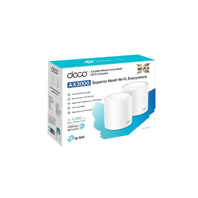 DECO TP-LINK MESH WIFI 6 AX3000 (2PACK)-2