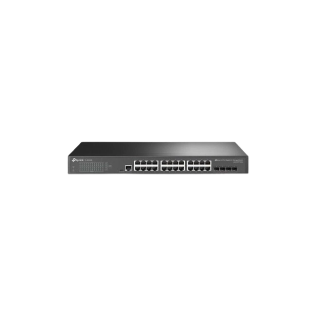 Switch L2 de 24 puertos + 4 Puertos GbE/SFP combo + PoE+-1