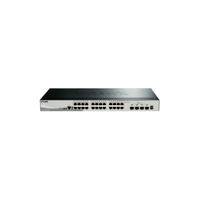 Switch 24 puertos PoE 10/100/1000BASE-T + 2 puertos 10G BASE-T + 4 puertos 10G SFP+ capa 3, apilable-1
