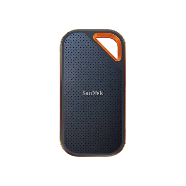 SanDisk Extreme PRO Portable V2 - SSD - cifrado - 1 TB - externo (portátil) - USB 3.2 Gen 2x2 (USB-C conector) - AES de 256 bits - para Intel Next Unit of Computing 13 Extreme Kit - NUC13RNGi7-1