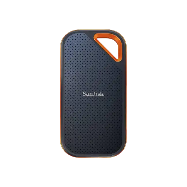 SanDisk Extreme PRO Portable - SSD - cifrado - 2 TB - externo (portátil) - USB 3.2 Gen 2x2 - AES de 256 bits - para Intel Next Unit of Computing 13 Pro Kit - NUC13ANHi5
