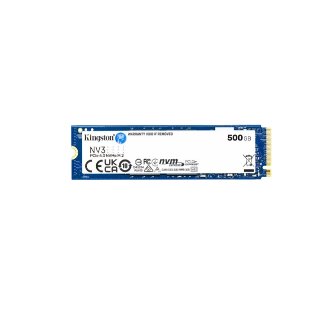 Kingston - Internal hard drive - 500 GB - M.2 2230 - Solid state drive - NV3 M.2 2230 PCIe 4.0 NVMe-1