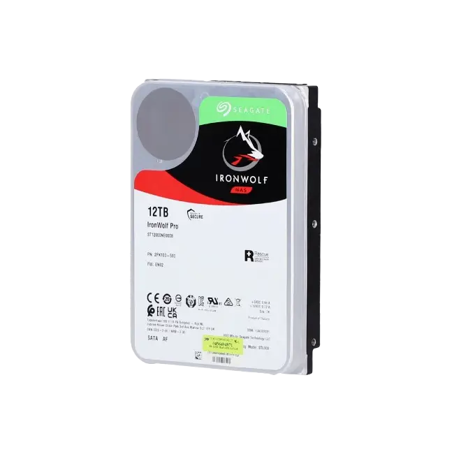 Seagate - Hard drive - Internal hard drive - 12 TB - 3.5" - 7200 rpm - SATA - NAS-3