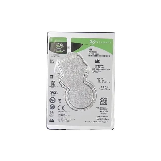 Seagate Guardian BarraCuda ST1000LM048 - Disco duro - 1 TB - interno - 2.5" - SATA 6Gb/s - 5400 rpm - búfer: 128 MB-3
