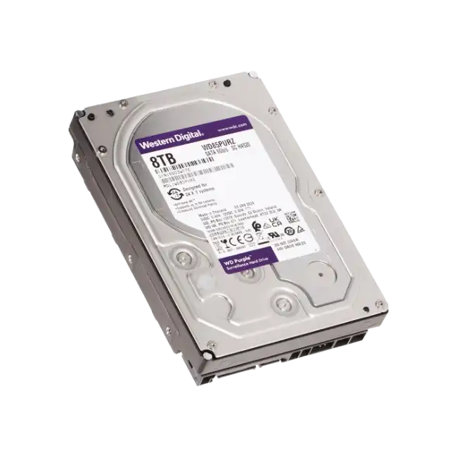 Western Digital WD Purple - Disco duro - Disco duro interno - 8 TB - 3.5" - 7200 rpm - Serial ATA-300