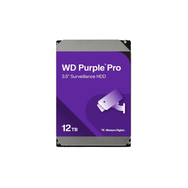 Western Digital WD Purple - Hard drive - Internal hard drive - 12 TB - 3.5" - 7200 rpm-1