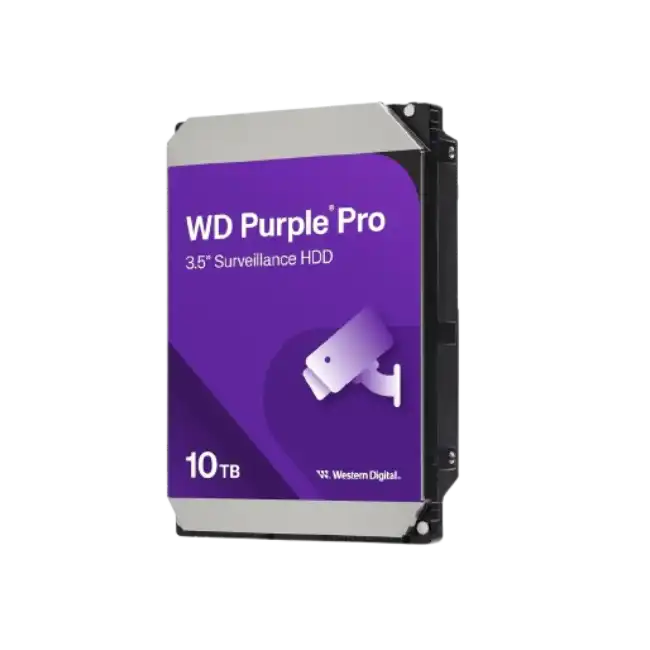 Western Digital WD Purple - Hard drive - Internal hard drive - 10 TB - 3.5" - 7200 rpm