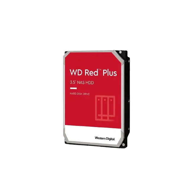 Western Digital WD Red Plus NAS Hard Drive - Internal hard drive - 12 TB - 3.5" - 7200 rpm - Serial ATA