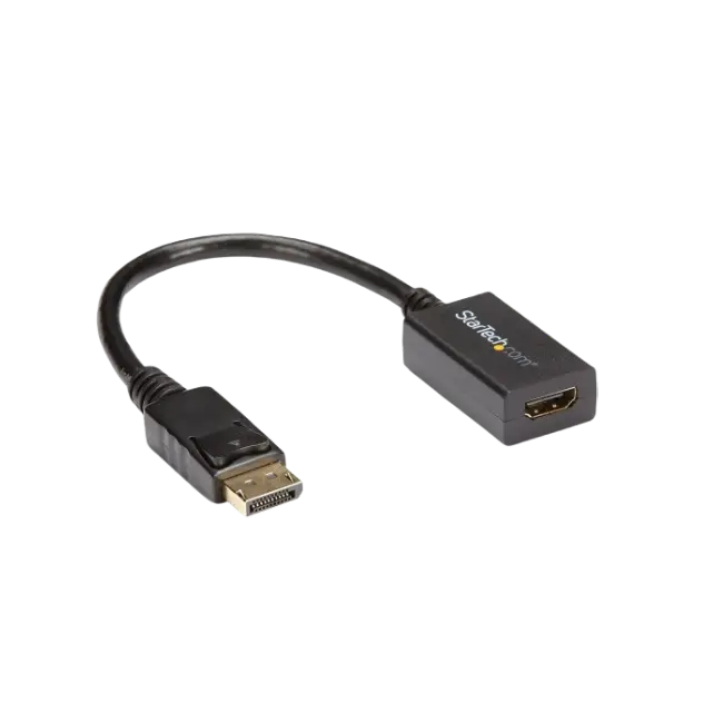 Adaptador StarTech.com Conversor de Video DisplayPort a HDMI Cable Convertidor DP Pasivo Hembra HDMI Macho DP 1920x1200