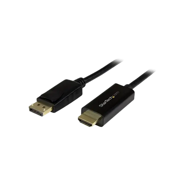 Cable Conversor StarTech.com DisplayPort a HDMI 1 Metro Ultra HD 4K Color Negro-4