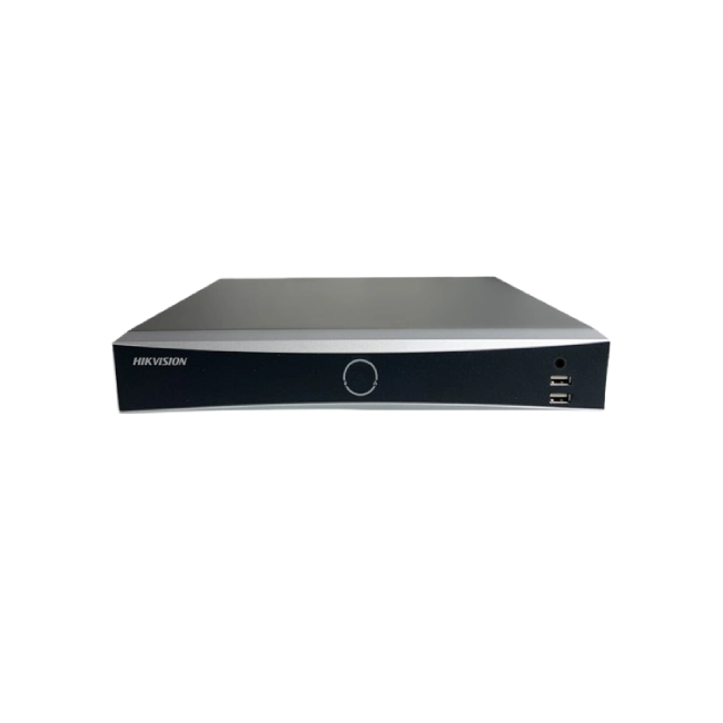 NVR Hikvision DS-7732NXI-K4 32 Canales AcuSense Resolucion Maxina 12 MPX  H.265+ 4 Slot HSS-3