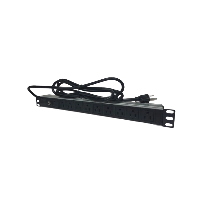 Regleta Linet Horizontal de 10 Puertos Nema 5-15P-4