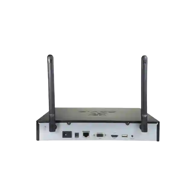 EZVIZ - NVR independiente de 1U - 8 canales de vídeo - CS-X5S-R100-8W - con salidas HDMI y VGA - Soporta cámaras de alta resolución de hasta 3K de calidad de vídeo - Alcance Wi-Fi hasta 100 m (300 ft) @2.4Ghz - Tecnología de vídeo H.265 - Hasta 8TB de alm-4