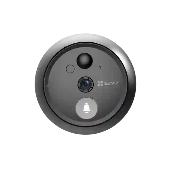 EZVIZ - Peephole Doorbell - CS-HP4-R100-6E2WPFBS HP4
