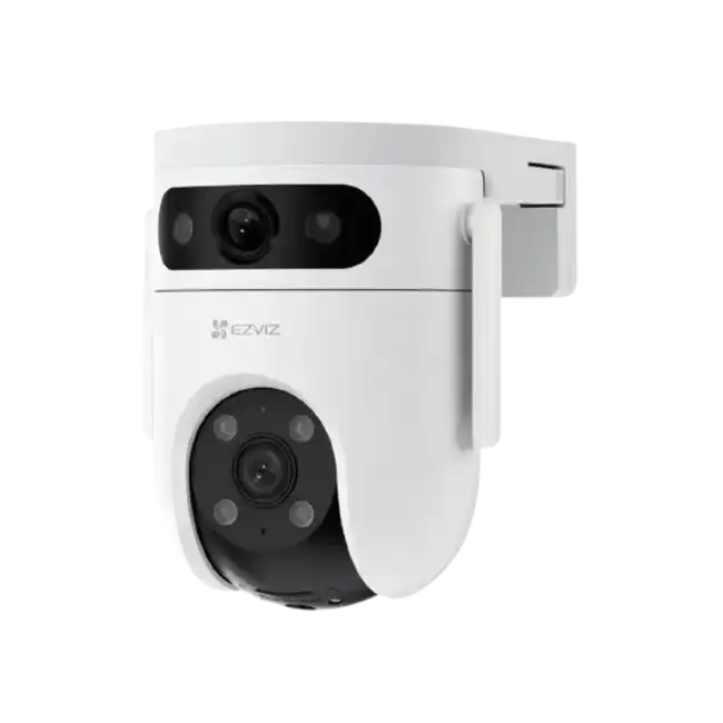 Ezviz 3MP/2K Cámara Wi-Fi de doble lente con paneo e inclinación - Audio bidireccional - 3MP - Exterior - H.265 - Focal fija 2.8 mm y 6 mm - 2304 × 1296 - DWDR - 12V - MicroSD-2