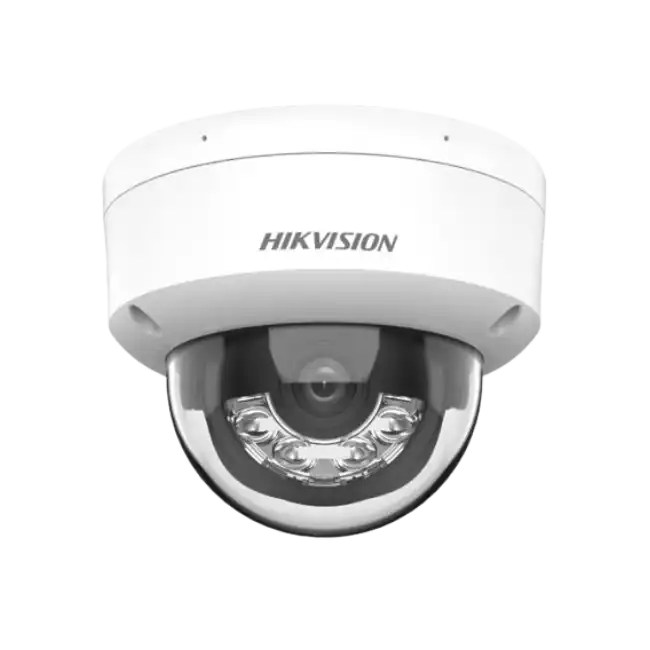 Hikvision 6MP Cámara de red tipo bala fija inteligente híbrida  - Micrófono incorporado - 6MP - Exterior - H.265+ - Focal fija 2.8mm - 3200 × 1800 - DWDR - IP67 - Micro SD