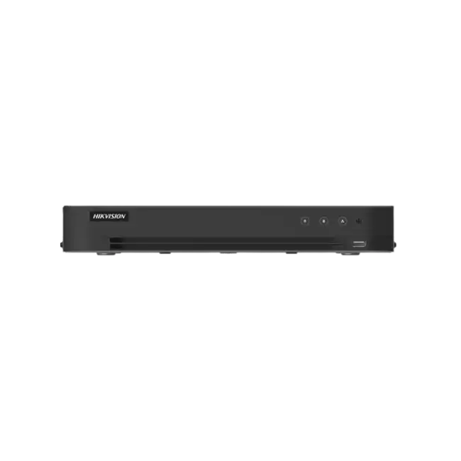 Hikvision IDS-7232HQHI-M2/XT DVR AcuSense de 32 canales 3K 1U H.265 - HDTVI/AHD/CVI/CVBS/IP - 2 discos duros SATA hasta 12TB - H.265 Pro+/H.265 Pro/H.265/H.264+/H.264 - Se pueden conectar hasta 40 cámaras de red (6MP) - Soporte para tecnología de detecció