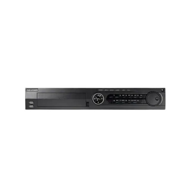 Hikvision IDS-7204HQHI-M1/XT DVR AcuSense 4 canales 1080p 1U H.265 - HDTVI/AHD/CVI/CVBS/IP - 1 disco duro SATA hasta 10TB - H.265 Pro+/H.265 Pro/H.265/H.264+/H.264 - Hasta 6 cámaras de red (6MP) pueden conectarse - Soporta Tecnología de Detección de Movim